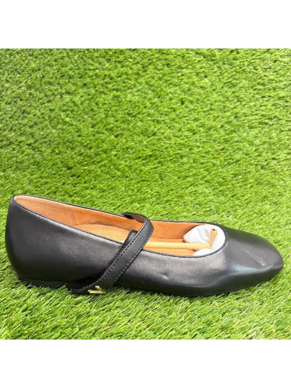Vionic Alameda Womens Size 11 Black Casual Classic Leather Mary Jane Flats Shoes